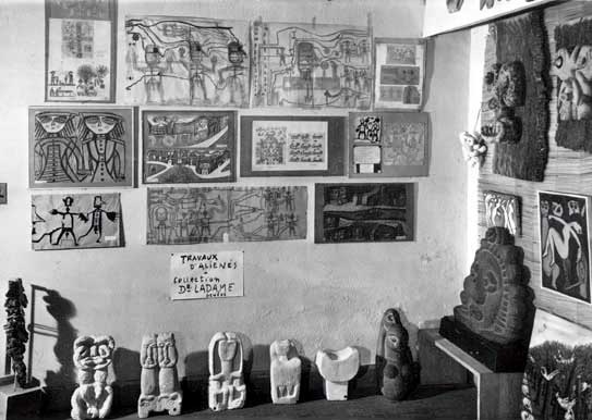 Le opere di Jean Dubuffet esposte alla Galleria di René Drouin nel 1948