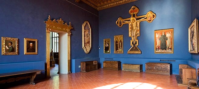 Una vista dell'interno del Museo Stefano Bardini di Firenze