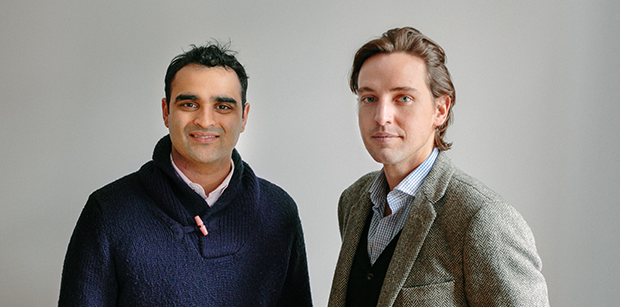 Aditya Julka e Alexander Gilke, fondatori di Paddle8 che da quest'anno ha assorbito la piattaforma di aste online Blacklots.com