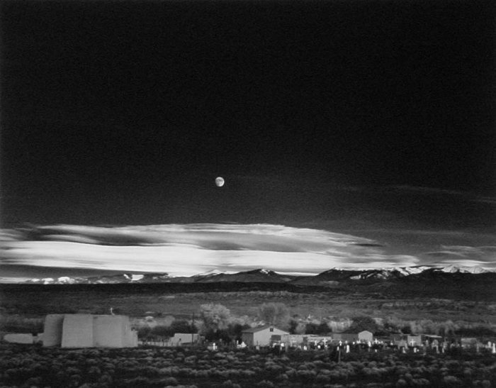 Ansel Adams, Moonrise, Hernandez, New Mexico, 1941