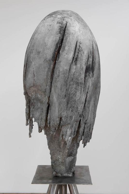 Giorgio Andreotta Calò, Medusa, 2015. Bronze 86 x 38 cm or 175 x 38 cm with pedestal.