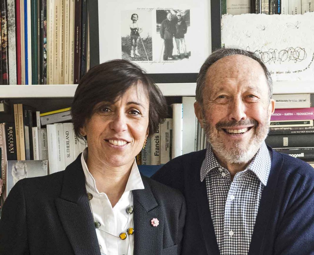 Chiara Massimello, Photographic Curator e Consultant di Christie's Italia, e il collezionista Guido Bertero