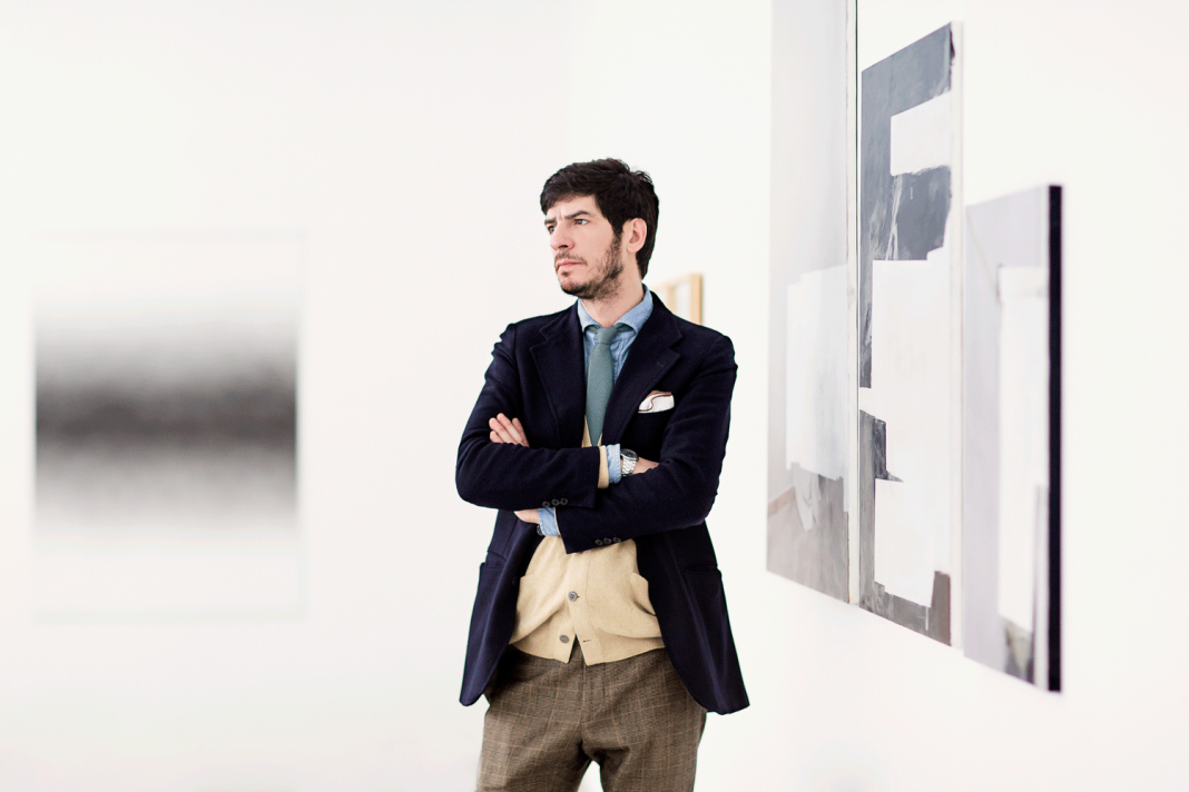Luca Maffei, fondatore e direttore di Loom Gallery in Via Marsala a Milano