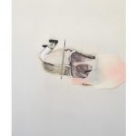 Guglielmo Castelli, Morire fra le viole, olio su tela, 2016, 50 x 40 cm. Courtesy Francesca Antonini Arte Contemporanea (Roma) Ron Lang Art (Amsterdam)