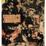 MIMMO ROTELLA, Avventuroso 2, 1962. 172 x 124.3 cm. Stima: £ 400,000-600,000. Courtesy: Sotheby's