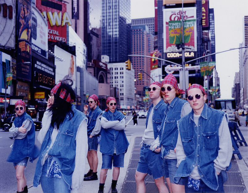 Art Club 2000, Untitled (Times Square/Gap Grunge I), 8x10” C-print, 1992-93