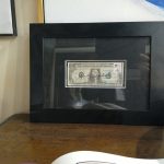 Il "dollaro" di Andy Warhol (1985) esposto da Antiquaria La Rosa a Mercanteinfiera