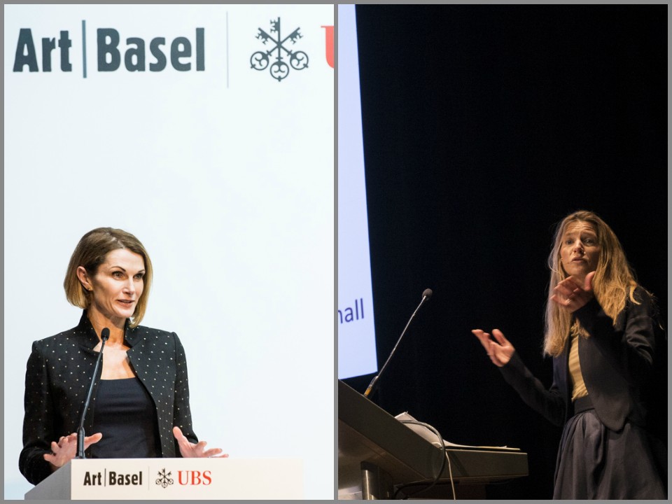 Clare McAndrew e Rachel A. J. Pownal autrici. rispettivamente, del TEFAF Art Market Report 2017 e del rapporto sul mercato di Art Basel