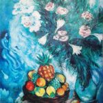 Marc Chagall - Frutti e fiori - 1994