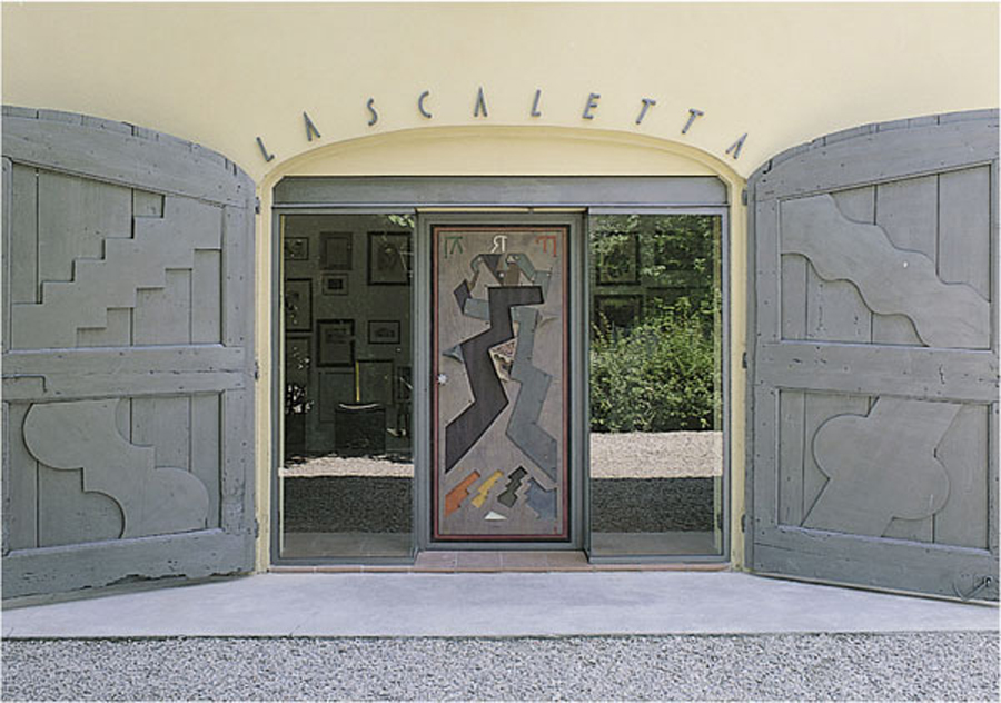 L'ingresso della Galleria La Scaletta a San Polo d’Enza