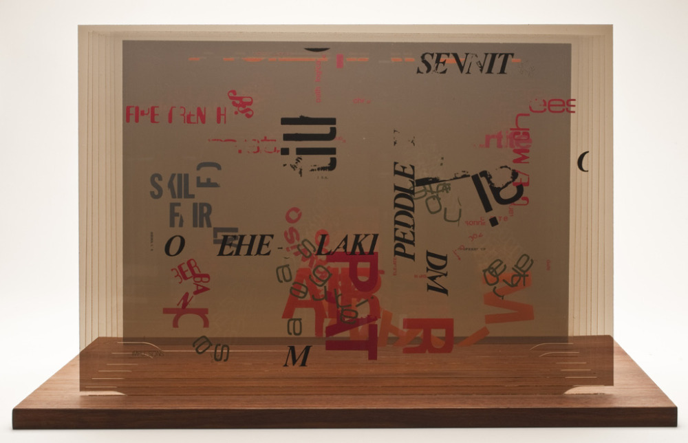 John Cage - Not Wanting to Say Anything about Marcel -Serigrafie su fogli di plexiglas, 1969