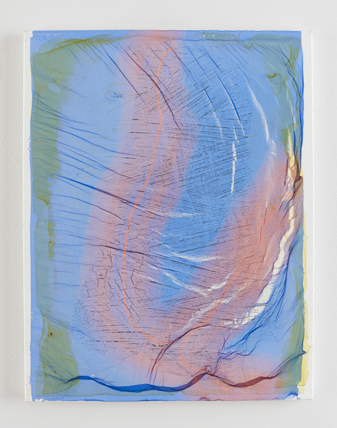 Joseph Montgomery, mage Four Hundred Sixteen 2017, acrylic pigment transfer on canvas, 46x35.5 cm