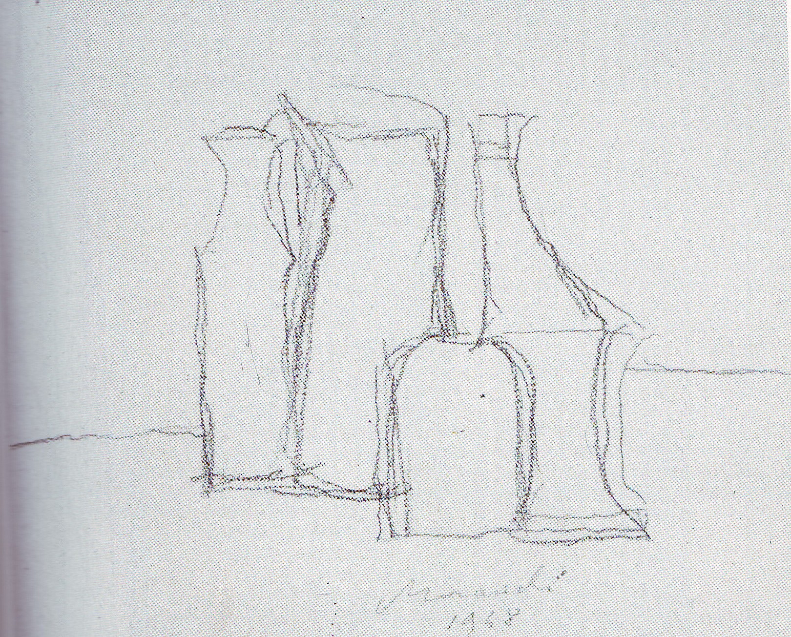 Giorgio Morandi, Natura Morta, 1948. Matita su carta. Courtesy: Centro Studi Giorgio Morandi - Bologna