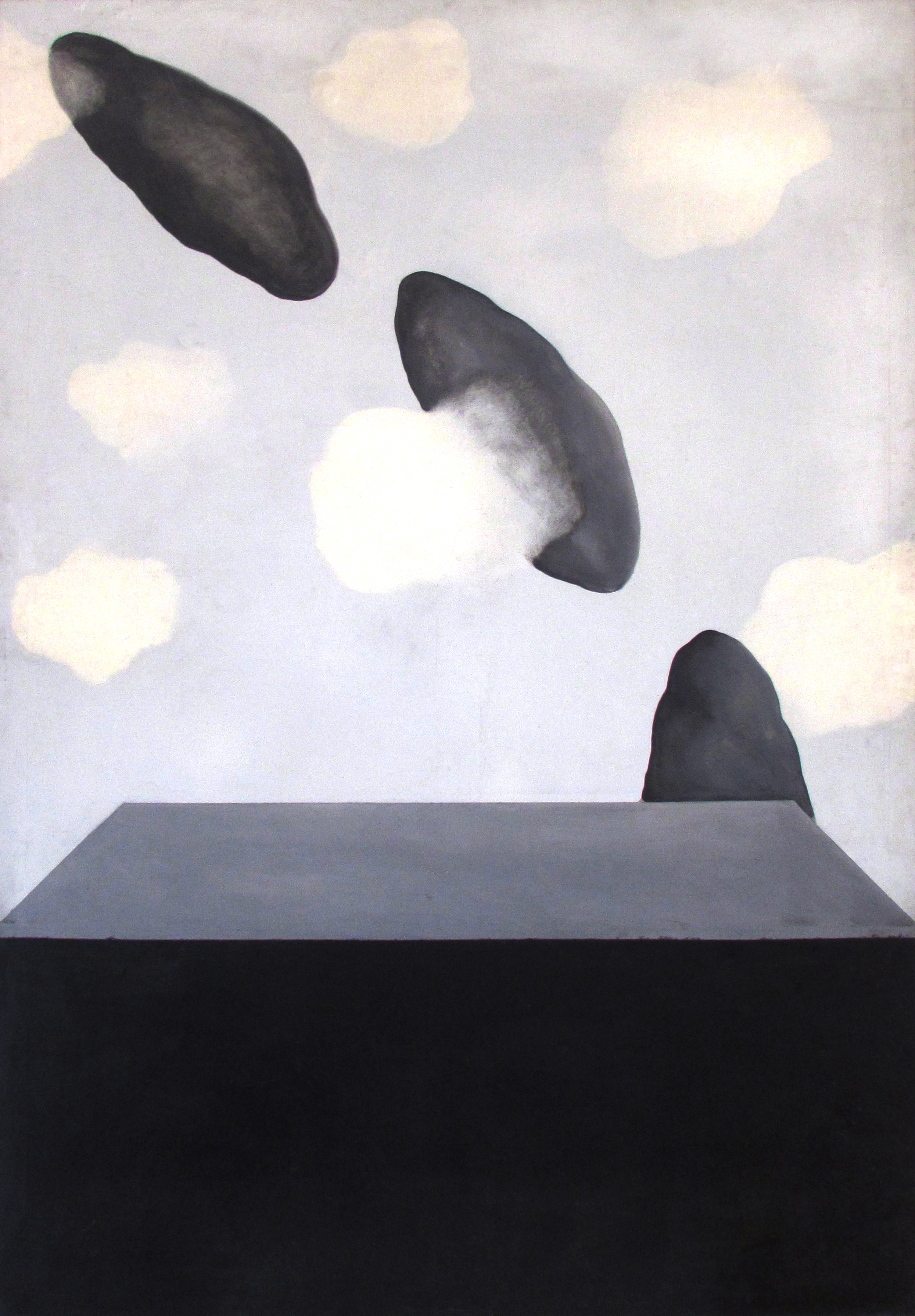 Marina Abramović Black Clouds Coming 1970, oil on canvas, cm 200 x 140. New York, Abramović LLC. Courtesy of Marina Abramović Archives, MAC/2017/012. Marina Abramović by SIAE 2018