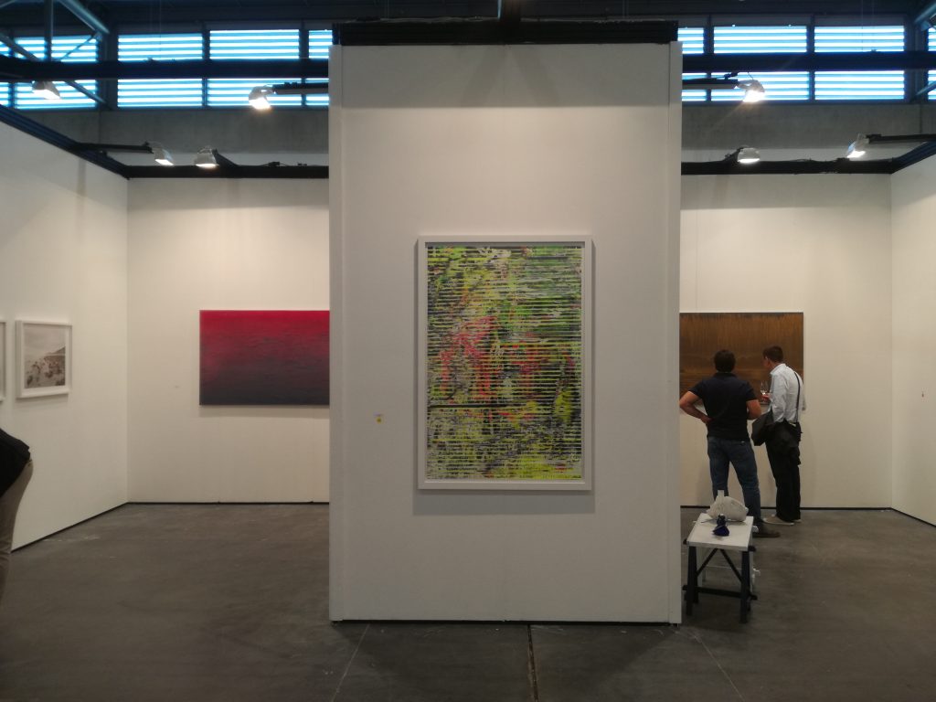 Una vista dello stand di Nicola Pedana Arte Contemporanea a Verona