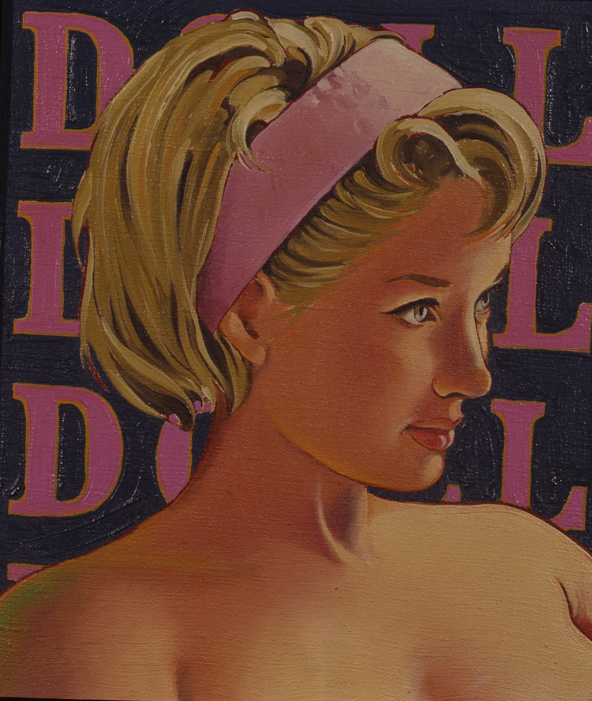 Mel Ramos, Doll, 1964, olio su tela.