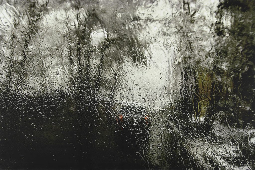 LOTTO 93 - Abbas Kiarostami, Rain series n.7, 2007-2008. Stampa su tela, cm 103,5x153,5 ed. 1/2 STIMA: EUR 12.000,00 - 14.000,00.
