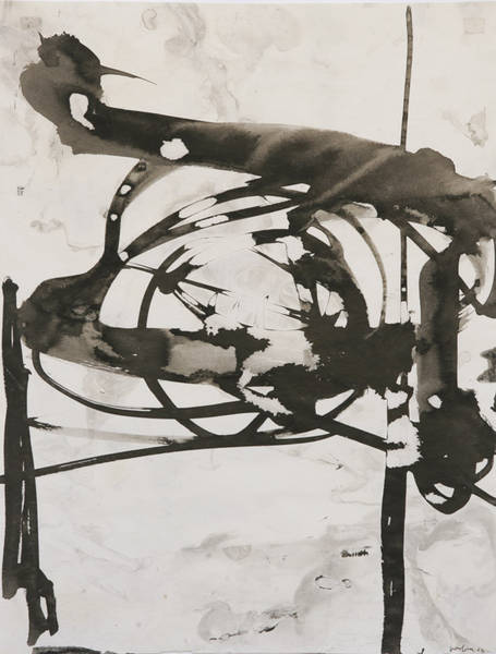 LOTTO 31 - Emilio Vedova, Senza titolo, 1964 Inchiostro su carta, 38,6 x 29,7 cm.