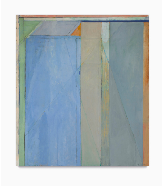LOTTO 10T - Richard Diebenkorn, Ocean Park #39, 1971. Oil and charcoal on canvas,  235 x 205.1 cm. Quest'opera è stata venduta a 7,073,000 $.