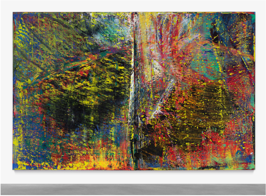 LOTTO 8 - GERHARD RICHTER, Abstraktes Bild, 1987. Olio su tela, 260x401 cm. Stima: 30 milioni di $. Courtesy: Sotheby's