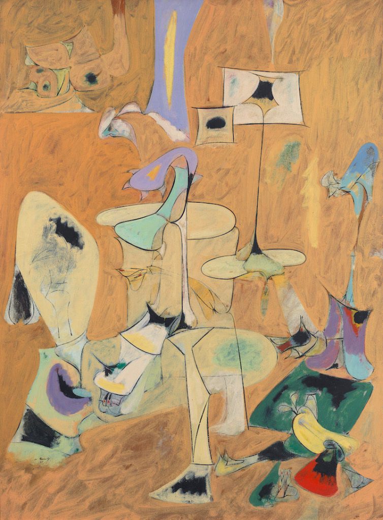 Arshile  Gorky, The  Betrothal,  II,  1947  Oil  and  ink  on  canvas,  128,9x96,5  cm  Whitney  Museum  of  American  Art,  New  York;  purchase  50.3  ©Arshile  Gorky  by  SIAE  2018 