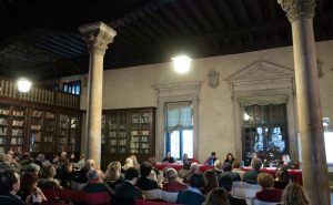 Un momento dell'incontro a Palazzo Ducale