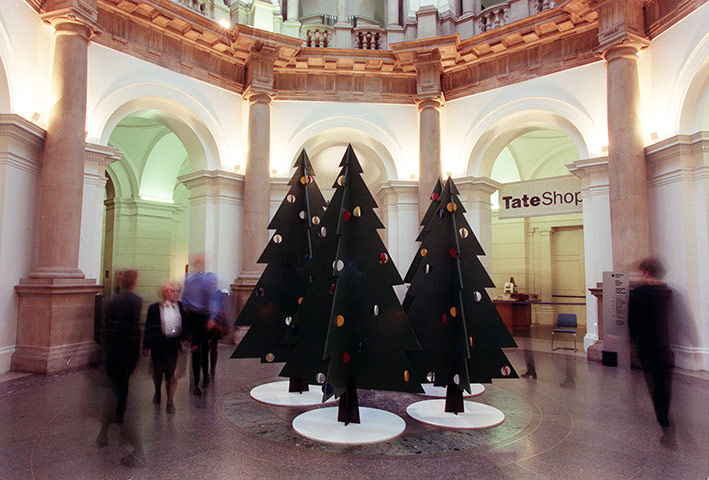Julian Opie, Christmas Tree, 1996.