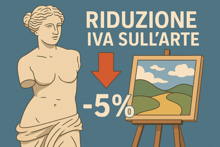 La riduzione dell’IVA per le opere d’arte diventa realtà