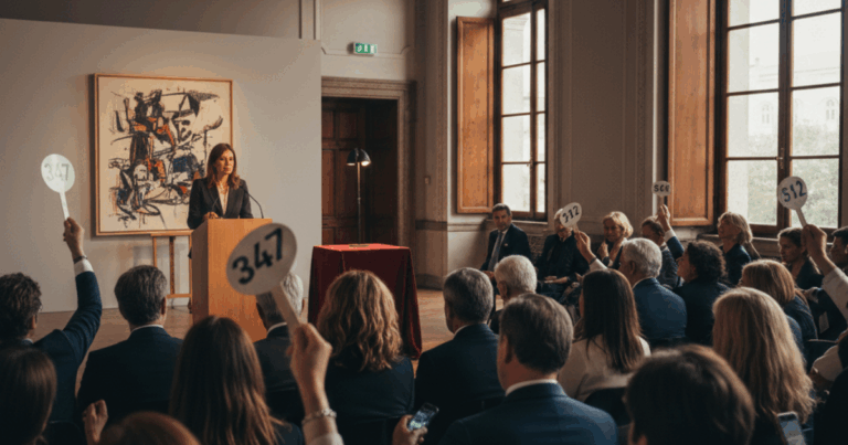 Aste e mercato dell’arte in Italia 2025: meno lotti, più valore