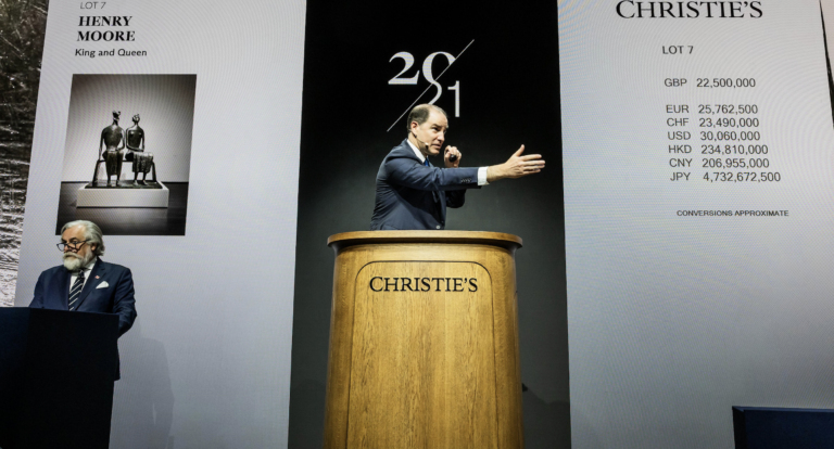 Christie’s domina la major week londinese: £197 milioni e record mondiale per Henry Moore