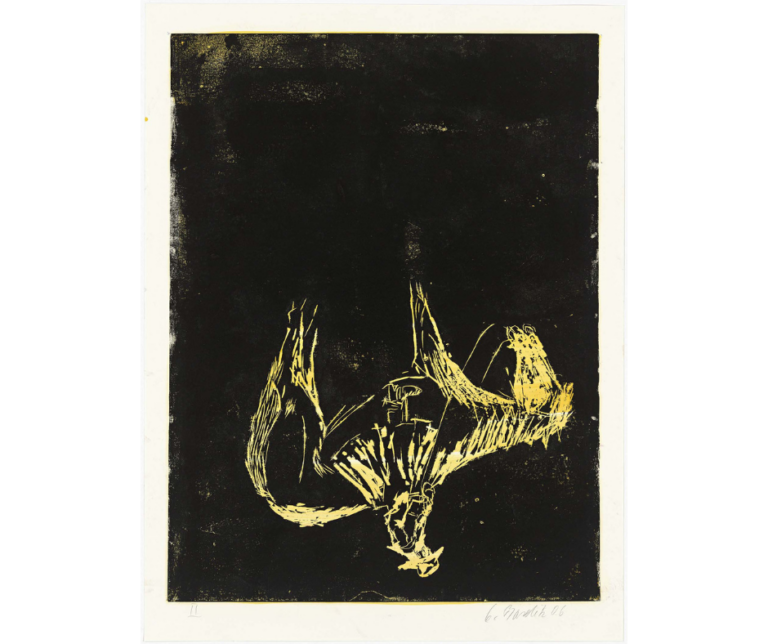 Baselitz. AVANTI! al Museo Novecento di Firenze: la forza sovversiva dell’immagine